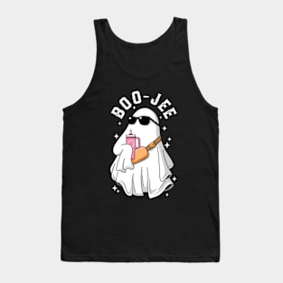 Spooky Season Cute Ghost Halloween Tank Top